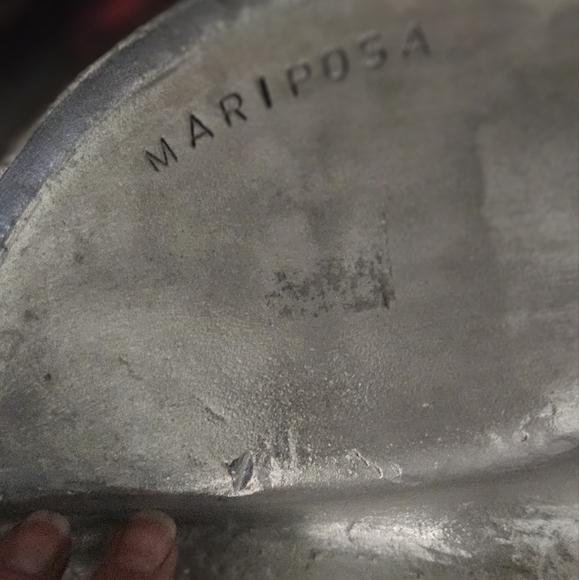 *Mariposa Vtg Retired Conch Shell Chip N Dip Handcrafted Aluminum - Picture 5 of 6